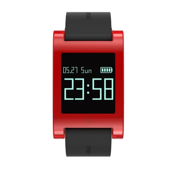 

Waterproof Sports Bluetooth Smartband Heart Rate Blood Pressure Moniter Sleep Tracker Passometer Smart Bracelet Wristband Red