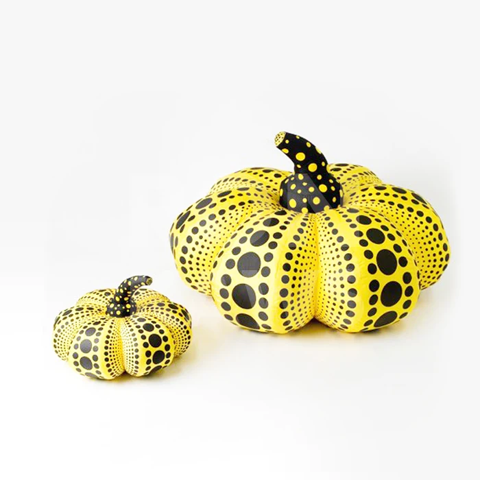 

RON KAWS ayoi Kusama Pumpkin Pillow mailu