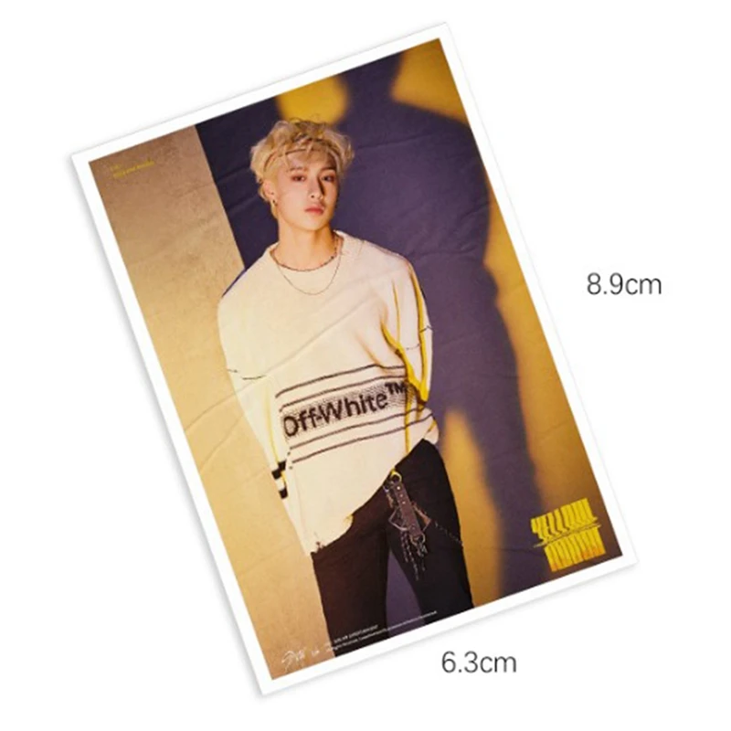 40 шт./компл. KPOP Stray Kids желтая древесина Lomo карты фото карты наклейки фотостудии плакат подарочный канцелярский набор