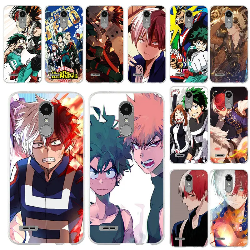 

Anime My Hero Academia Soft TPU Phone Case Bags for LG K4 K7 K8 K10 2017 G2 G3 Mini G4 G5 G6 Stylus Nexus 5 5X V10 V20 V30 Shell