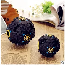 New Pet Dog Cat Food Dispenser Toy Ball Squeaky Giggle Quack Sound Training Toys Chew