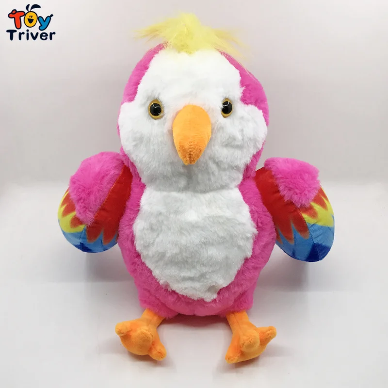 

22cm Plush Red Rio Macaw Parrot Toy Stuffed Doll Bird Baby Kids Children Birthday Gift Home Shop Decor Triver Drop Shipping