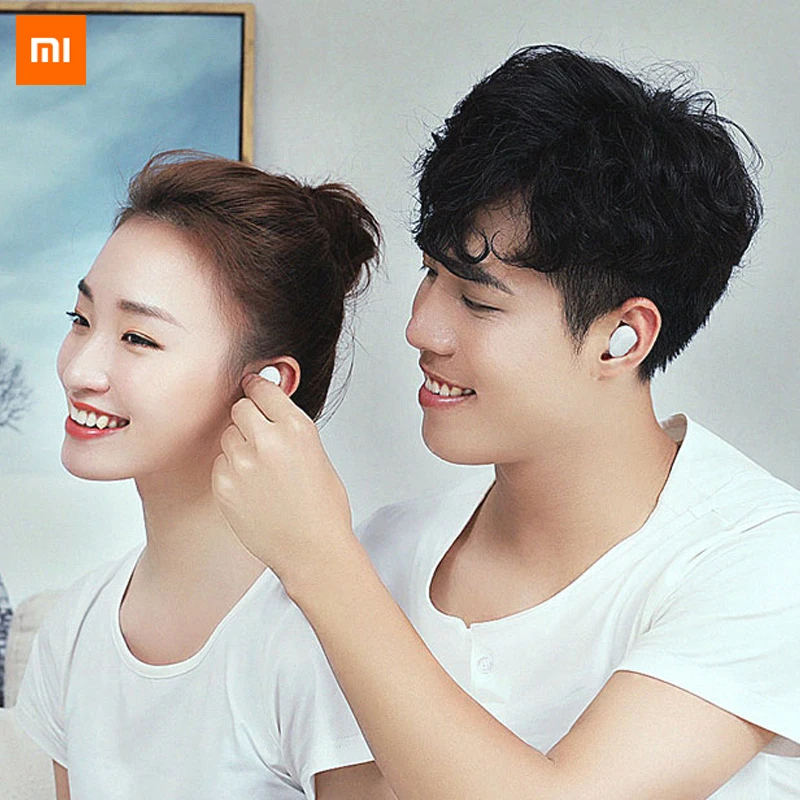 100% оригинальные Xiaomi AirDots Bluetooth 5 0 наушники Молодежная версия стерео MI мини