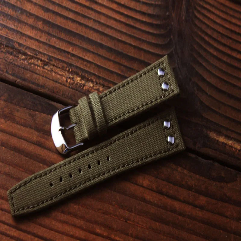 Мужской черный ремешок для наручных часов с заклёпками 22 мм|Ремешки часов| |