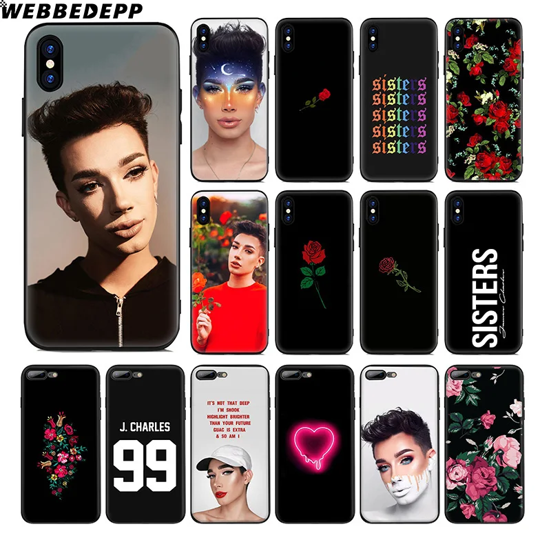 Мягкий силиконовый чехол WEBBEDEPP James Charles Sister для Apple iPhone 11 Pro Xr Xs Max X или 10 8 7 6 6S Plus 5 5S SE