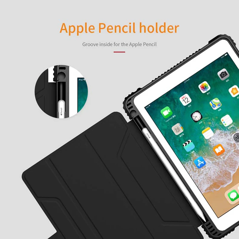 Для iPad 9 7 2018 2017 кожаный чехол NILLKIN Smart Wake UP флип Чехлы для Apple 2018/2017 с защитой
