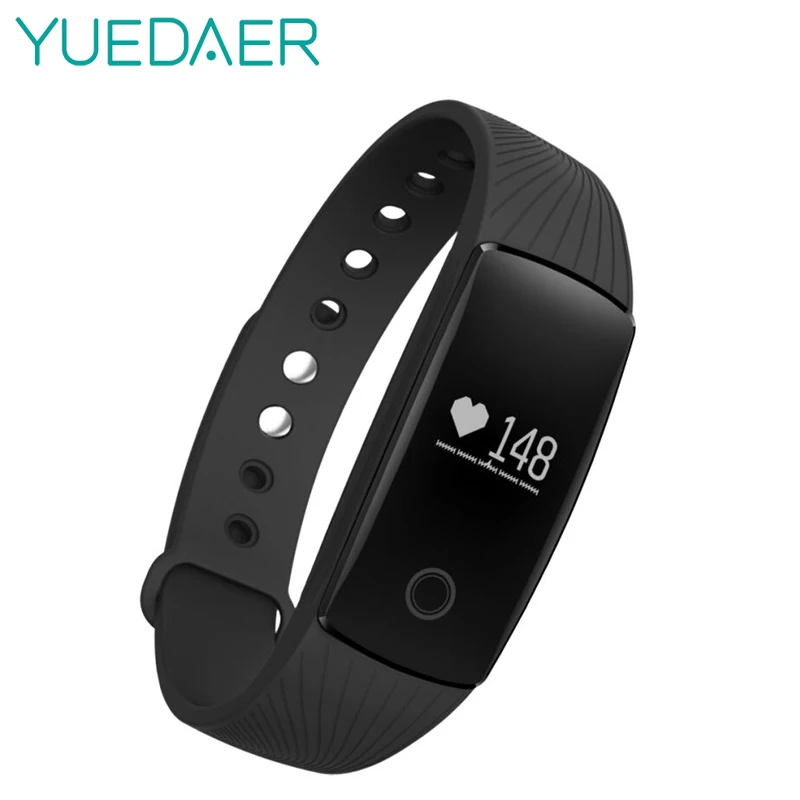 Original Smart Band ID107 Fitness Tracker Heart Rate Monitor OLED Touch Screen Smart Bracelet Bluetooth Wristband VS Mi Band 2