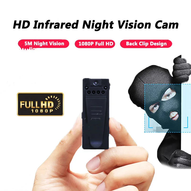 Volemer Mini Camera Full 1080P HD Camcorder Night Version Monitor Concealed DV camera Video Voice recorder Webcam Small Camera (5)