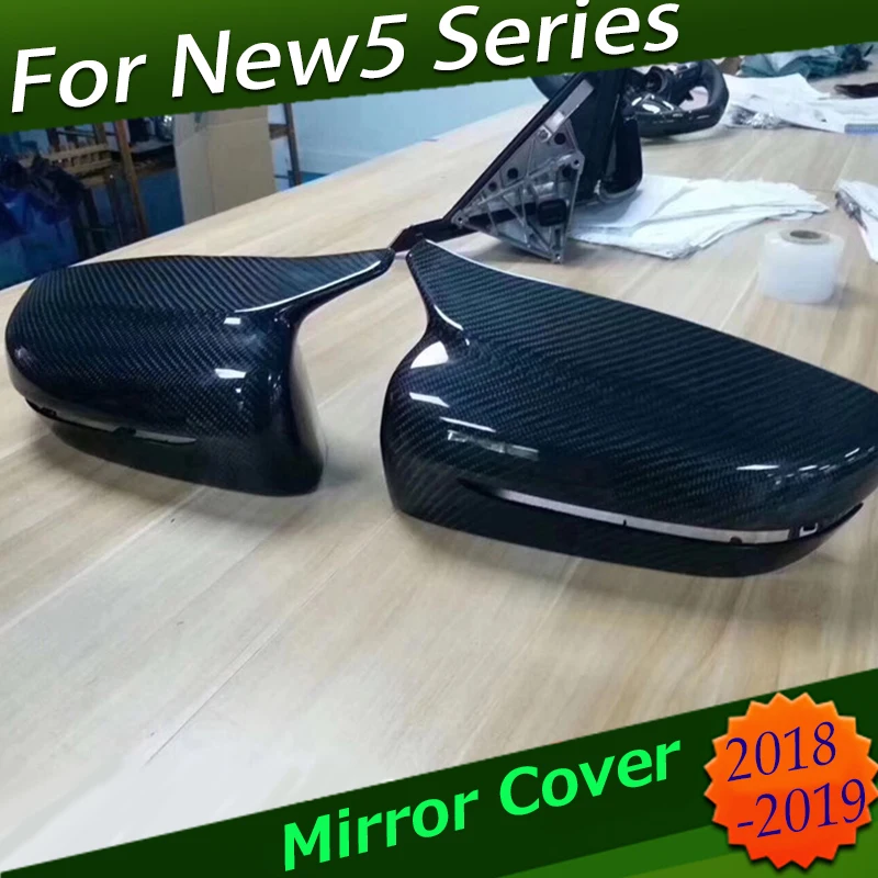 

For BMW G30 G31 G38 528 530 540li 2018 2019 Mirror Cover Cap For BMW New 5 Carbon Fiber Hron Replaced Side Mirror Cover Cap