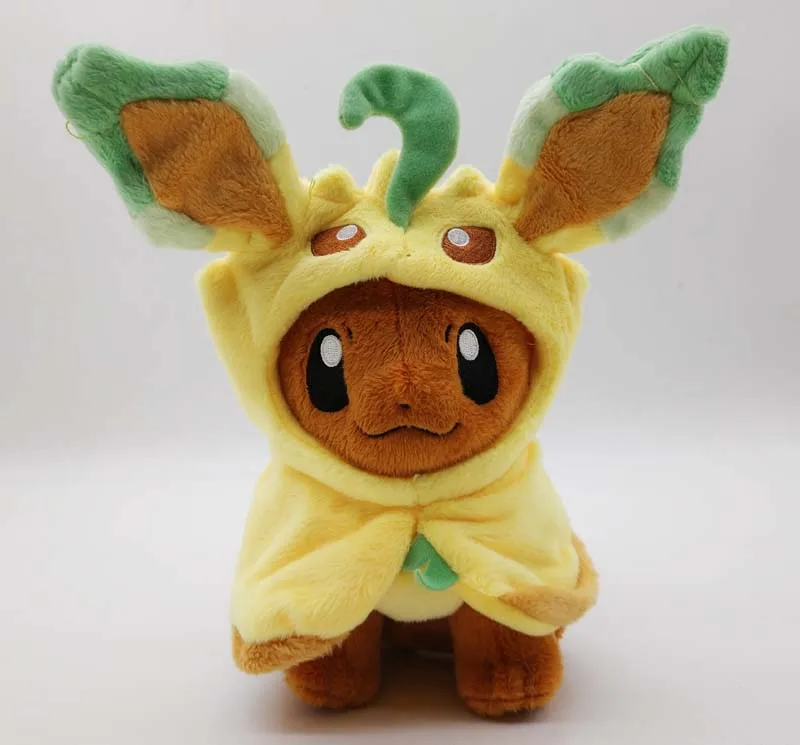 Центр оригинальный ограниченная плюшевая кукла Evee пончо Leafeon Япония | Игрушки и