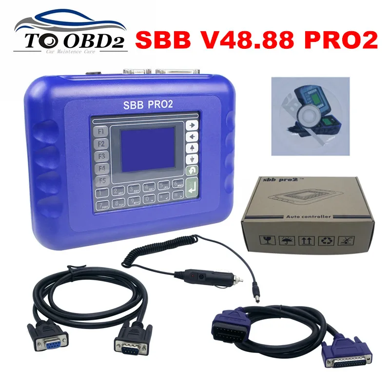 

SBB PRO2 V48.99 V48.88 Auto Key Programmer cover most of cars V48.99/V48.88 Auto Key Transponder Immobilizers Milti-Language