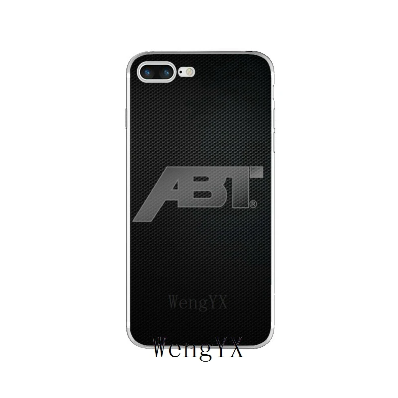 Популярный автомобильный ABT логотип линии тонкий силиконовый мягкий чехол для телефона для iPhone X 8 8plus 7 7plus 6 6s plus 5 5S 5c SE 4 4S