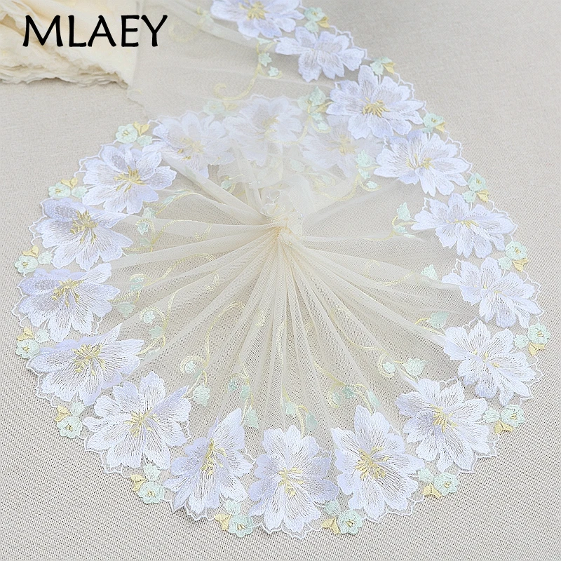 

MLAEY Lace Fabric 2Yard/Lot yellow Lace Trimmings DIY Clothing Lace Ribbon Sewing Supplies Clothing Fabric Decorative Clothes