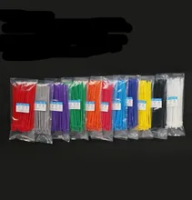 100/Lot 3*150mm width 2.5mm Colorful Factory Standard Self-locking Plastic Nylon Cable Ties,Wire Zip Tie 3×150