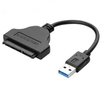 

High Speed USB 3.0 to SATA 22 Pin Adapter Cable for 2.5 SSD Hard Disk Drive,100pcs/lot