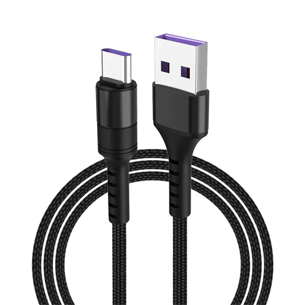 Feniores 5A супер быстрая зарядка 3,0 usb type C зарядный нейлоновый кабель передачи данных кабели для huawei для samsung для Xiaomi