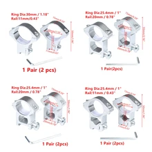 Крепление для прицела 25,4 мм 30 мм кольца для Вивера Пикатинни 11 мм 20 мм адаптер охотничья Оптика прицел винтовка пистолет страйкбол