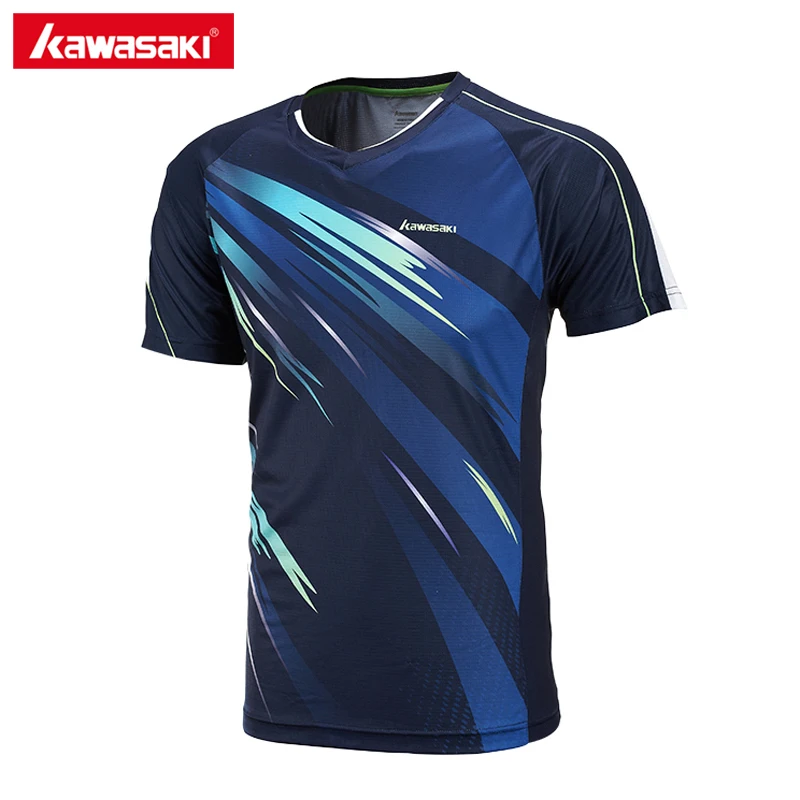 Kawasaki ST 171004 Summer font b Men b font Sporting font b Shirts b font Badminton