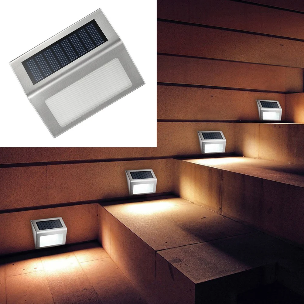 

2 LEDs Solar Garden light Sensor Outdoor Solar Led Wall Lamp Waterproof Spotlights Patio Pathway Emergency Lighting