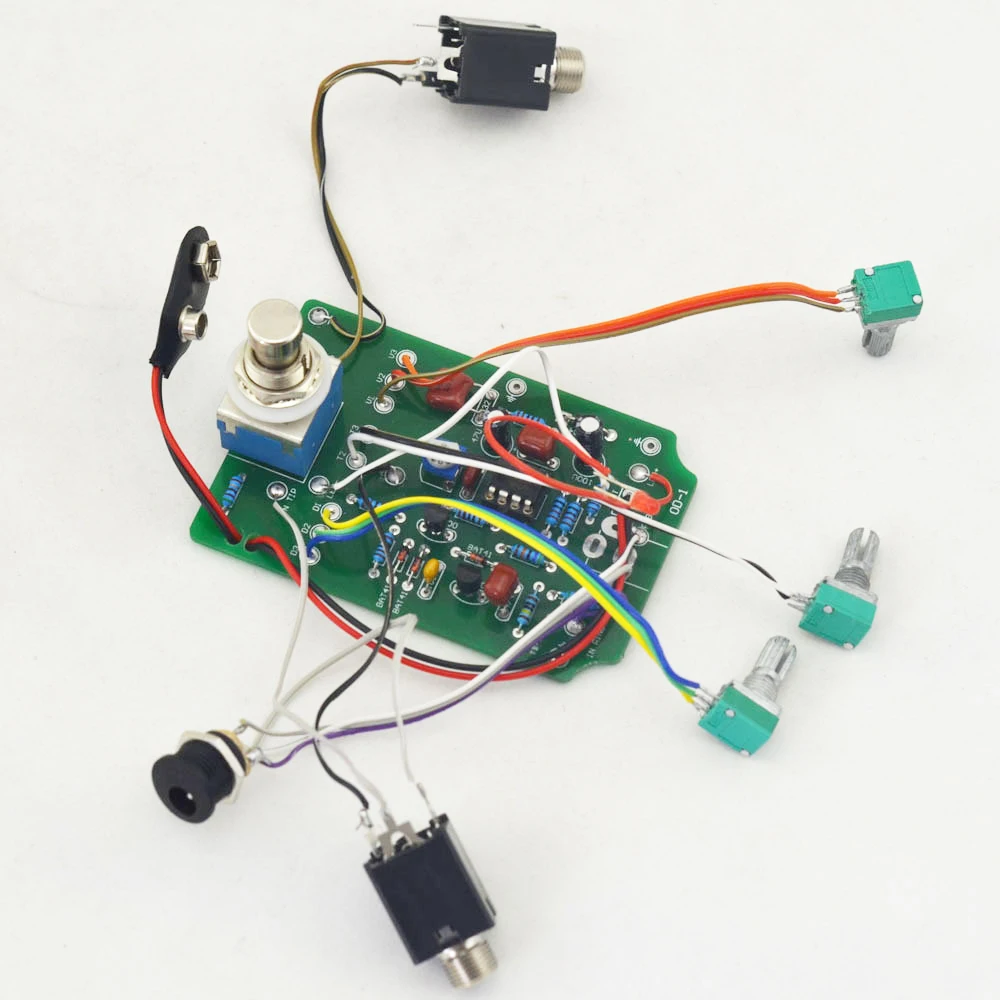 DIY Guitar Effect Overdrive Pedal KIT True Bypass for Electric guitar stompbox pedals OD1 free shipping-in Guitar Parts & Accessories from Sports ...