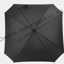 Квадратная форма, 130 см диаметр зонта для гольфа, универсальная специальная форма. 14 мм вал из стекловолокна и 3,5 мм ребра из стекловолокна, автоматическое открытие