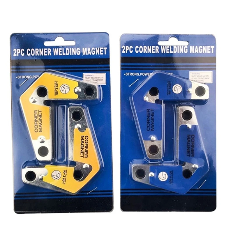 

2Pc/Set 60 & 90 Degrees Double Head Corner Magent Positioner Fixer Magnetic Position Welding Device Electric Welding Accessories