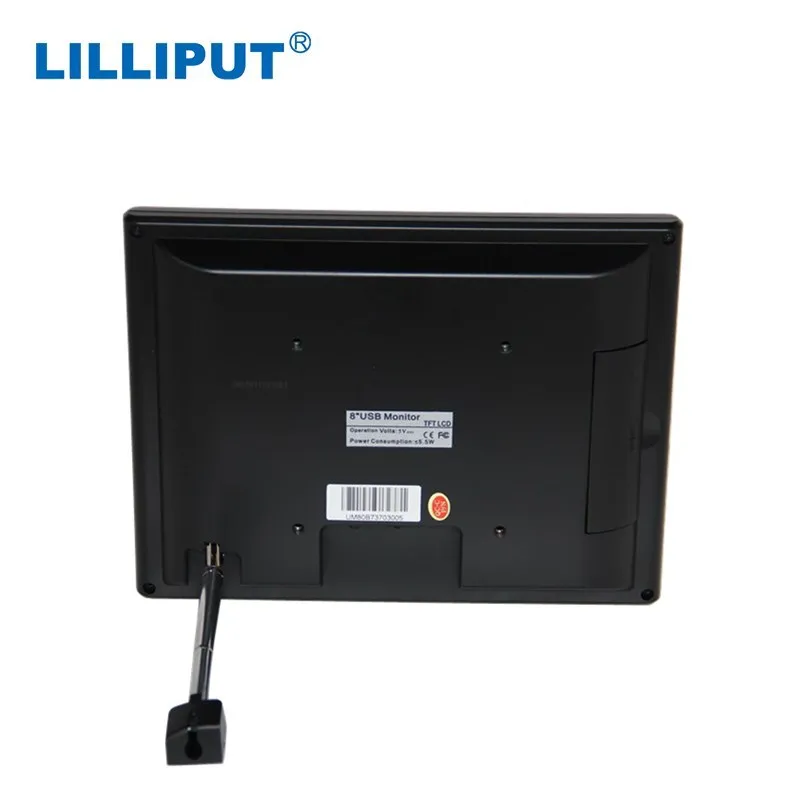 8 inch TFT LCD USB Powered Monitor Lilliput UM-80/C NOT VGA input, just USB Input VESA Standard Mount Monitor