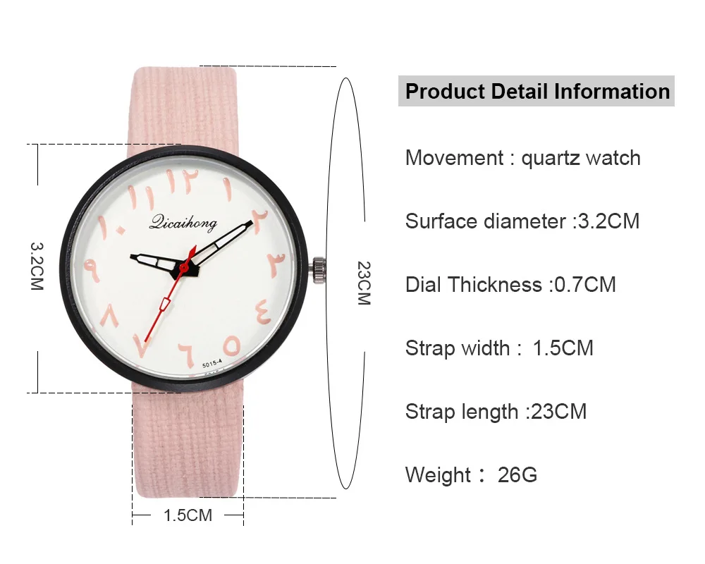 Childrens Watches Leather Strap Casual Fashion Wristwatch Digital Creative Woodprint Quartz Watch Kids Watches Boys Girls Clock