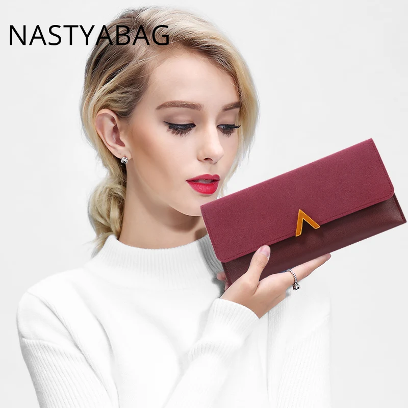 

Women Wallets Long Moneybag Fashion Brand Leather Purse Women Ladies Clutch Bags For Women Female Packet For Phone Wallet Girl's