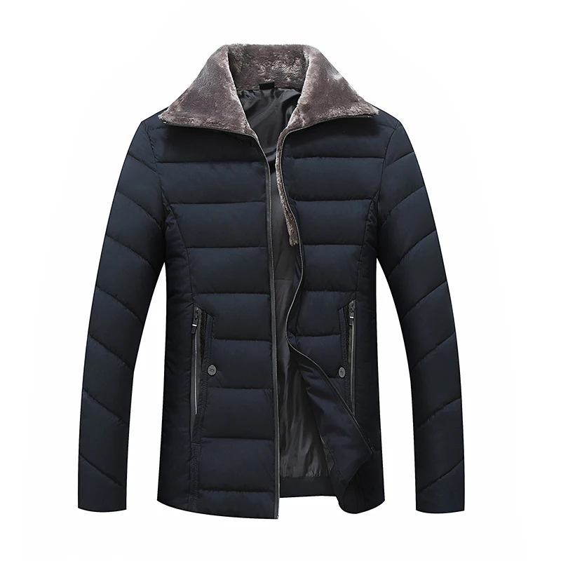 Мужское пальто большого размера, новинка, Осень-зима, воротник из искусственного меха кролика, мужская куртка из хлопка, качественная Повседневная Верхняя одежда размера плюс L-8XL