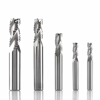

1pc ZCC.CT AL-3W aluminium roughing end mill solid tungsten carbide 3 flutes for cnc milling cutter cutting tools