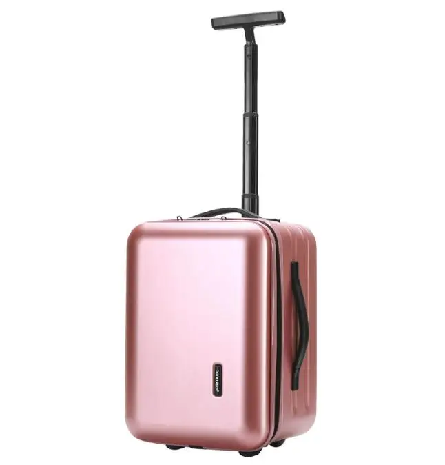 CARRYLOVE 16 дюймов маленький Дорожный чемодан, набор, сумка на колесиках, abs, ручная сумка для багажа на колесиках - Цвет: only luggage
