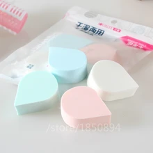 4 шт. мягкая Фонд Губка лица Косметика для губ Puff инструмент безупречный Красота пуховкой составляют губки для лица подарки