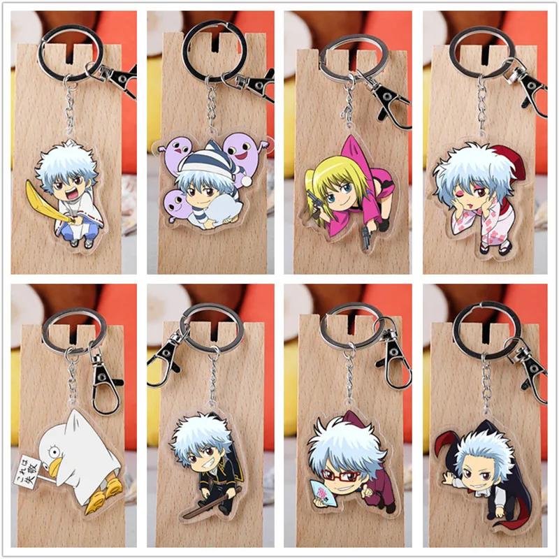 Zhongkaihua Sakata Gintoki Statuetta Anime Modello in PVC Statua Casa Scrivania Decorazione Ornamento Regalo di Compleanno per i Fan, 12 cm