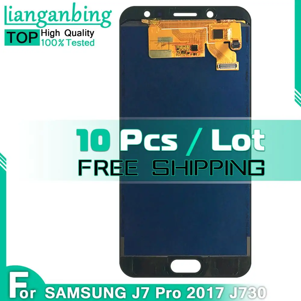 10PC Incell/OLED LCD For SAMSUNG Galaxy J7 Pro 2017 J730 Display Touch Screen Digitizer Assesmbly J730F | Мобильные телефоны и