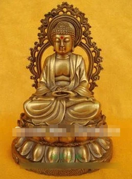 

WBY 831+++++ Chinese bronze brass Sakyamuni Buddha Staute 6"High/15CM