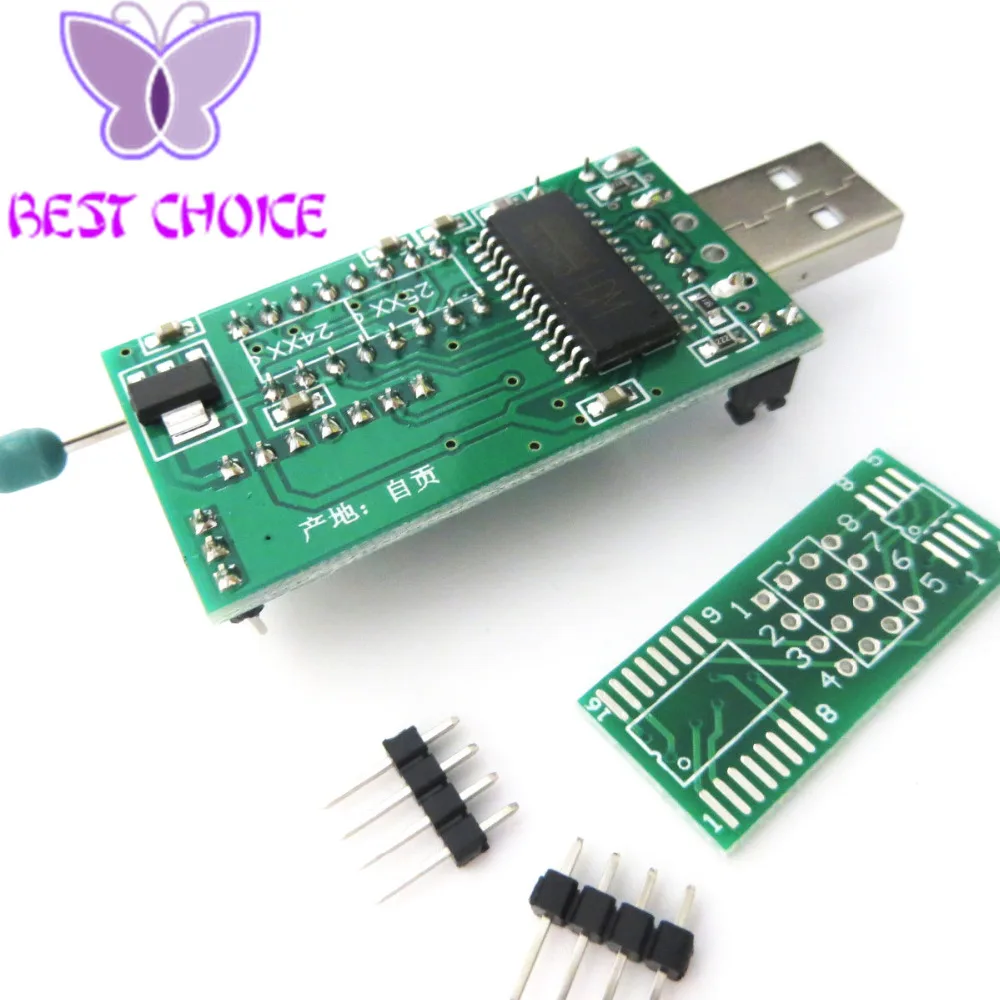Плата Bios MX25L6405 W25Q64 USB программатор с ЖК дисплеем CH341A Progammer для 24 25 серий + одна плата