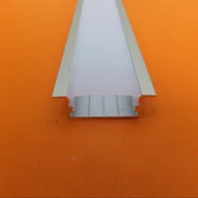 2 м/шт. 80 м/лот тонкий алюминиевый профиль с диффузором и зажимами для светодиодной ленты свет/шкаф свет