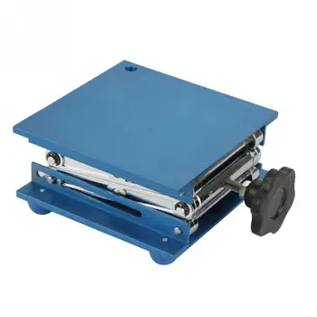 

Aluminum Oxide Laboratory Lifting Platform Stand Scissor Rack 150*150*250mm Adjustable Lifting Platform Rack