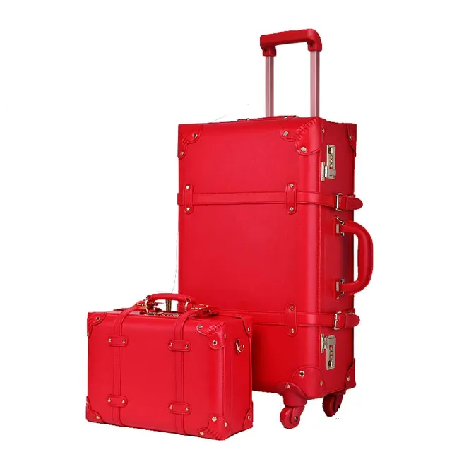 Red luggage set Clearance