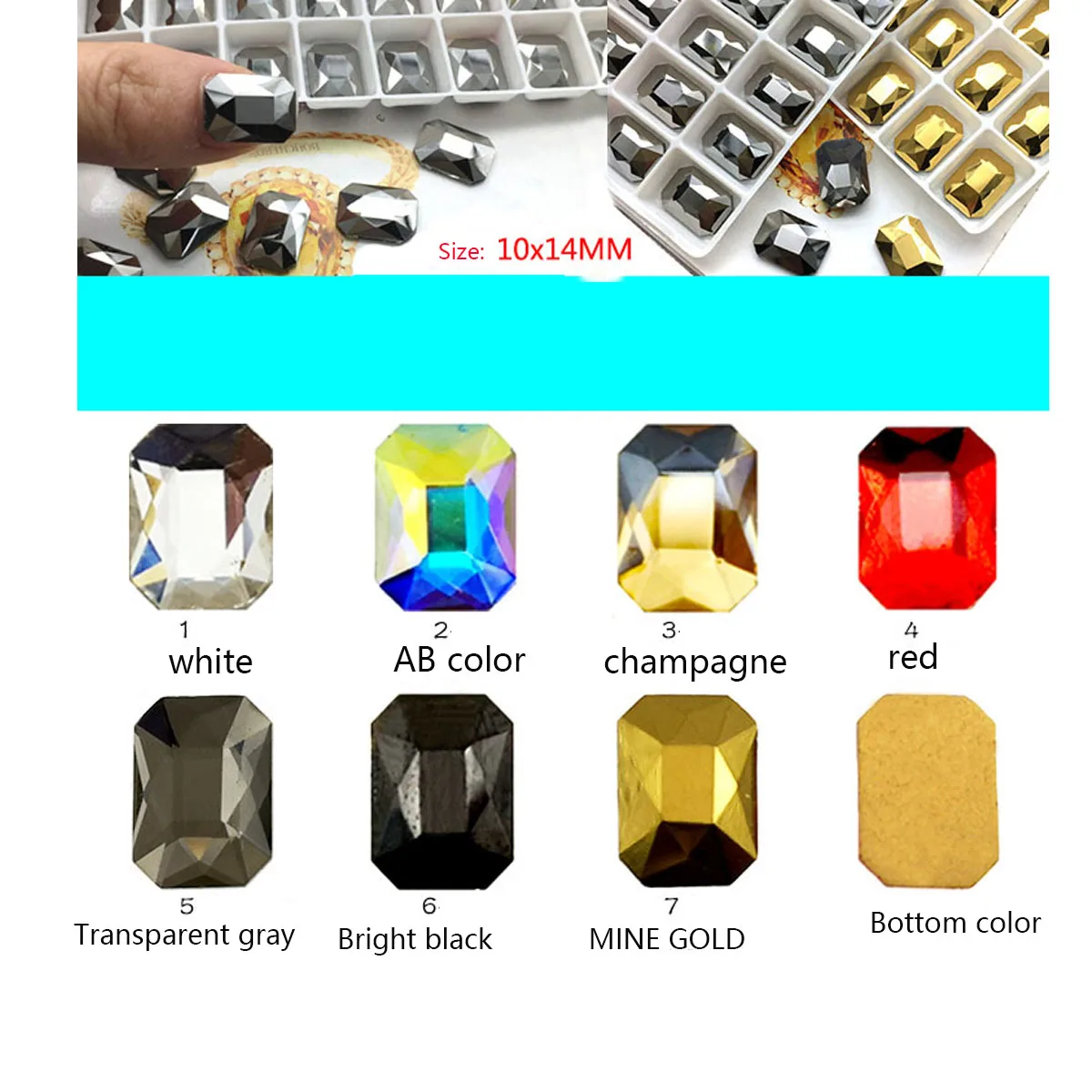 

10 pcs / package 10*14 Nail art long octagonal blend nail drills DIY skills, nail drills, sell well.