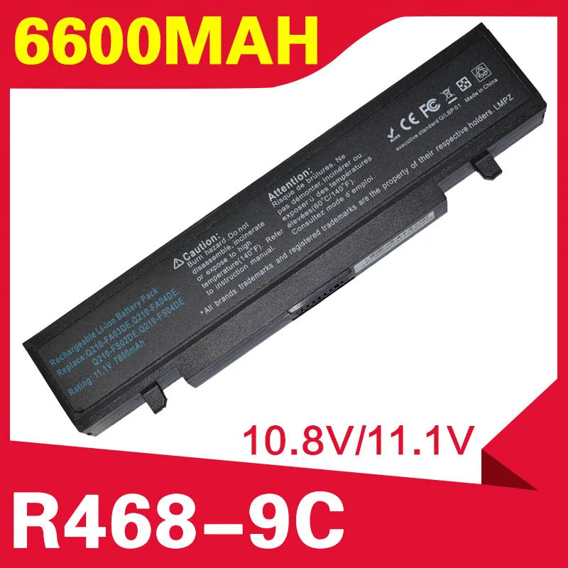 Notebook Batteria 6600mah per Samsung np-r700