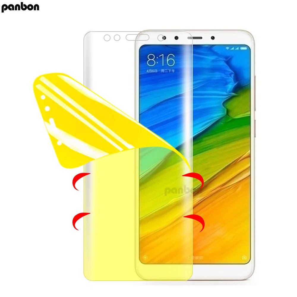 

10Pcs Full Coverage Screen Protector for Xiaomi Redmi 4x 5a 6 pro 6a 5 plus note 4 note4X Self-healing nano Soft Hydrogel Film