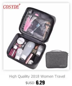 Cosyde косметичка, косметичка, женская сумка для макияжа, органайзер для путешествий, профессиональная кисть для хранения, несессеры, косметический чехол нарядная сумка для косметических принадлежностей