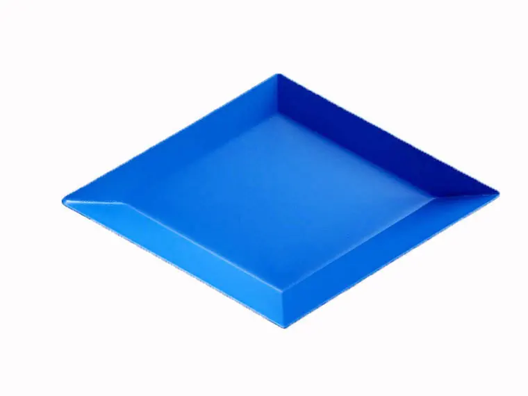 Blue trumpet Многоугольная комбинация пластин для хранения фруктов геометрические алмазные металлические шестиугольные украшения пластины 3 - Цвет: Blue trumpet