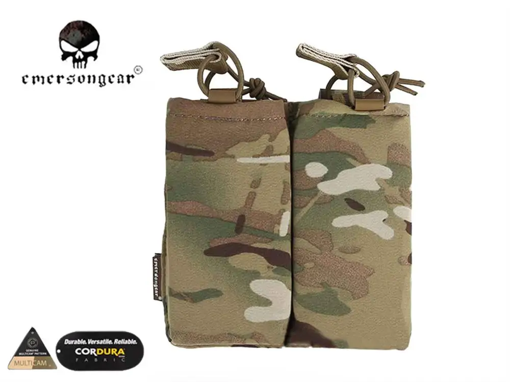 Emersongear прецизионный двойной подсумок для SS Vest модульный Molle Mag подсумок для 5,56 Magazine EM6403 - Цвет: MC