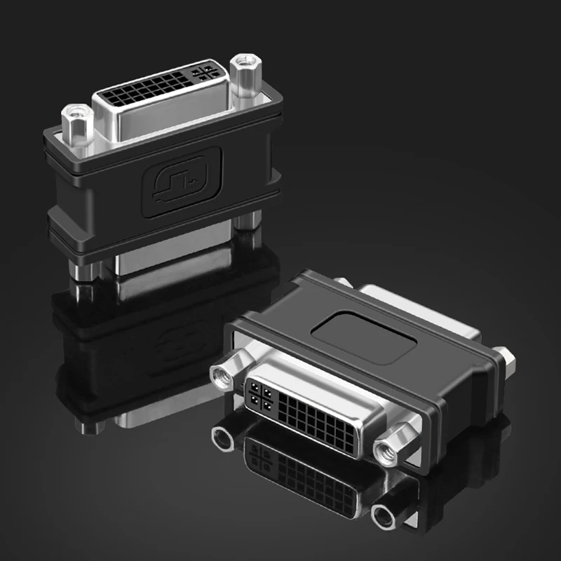 DVI to DVI Extension Adapter DVI d (24+5) Cable Digital Audio Converter Female to Female Extender for Connecting Two DVI Cables DVI to DVI Extension Adapter DVI d (24+5) Cable Digital Audio Converter Female to Female Extender for Connecting Two DVI Cables