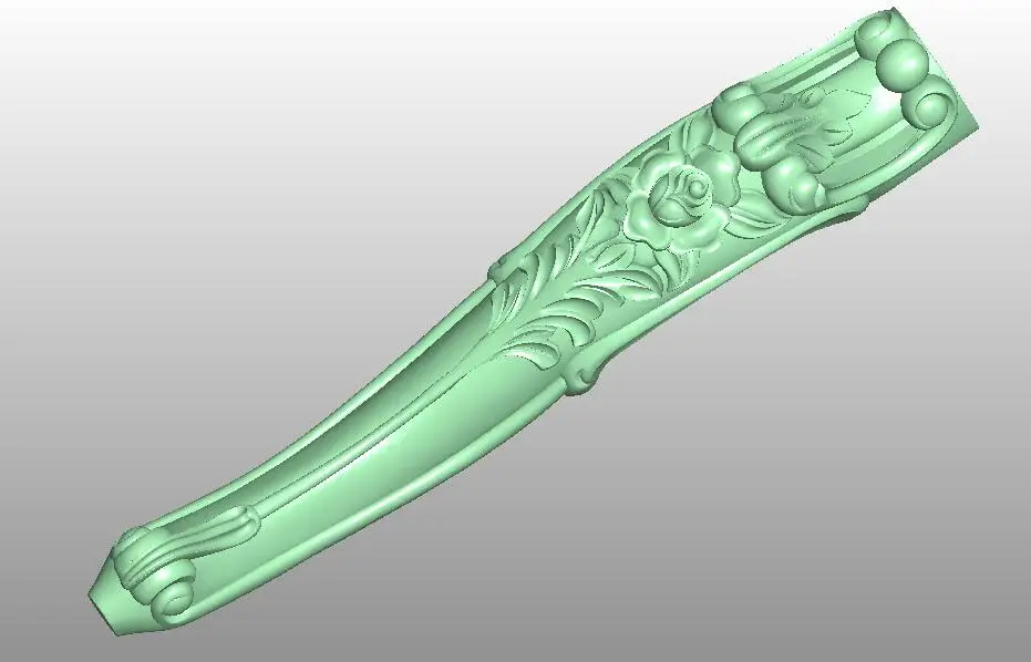 

3D model STL format file for cnc router engraving furniture sofa cabinet chair leg pattern Artcam 850
