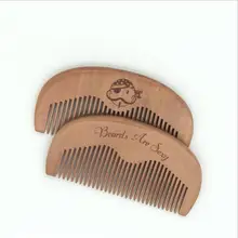 New 1 PCS Pocket Wooden Comb Super Wood Combs No Static Beard Comb Hair Styling Tool