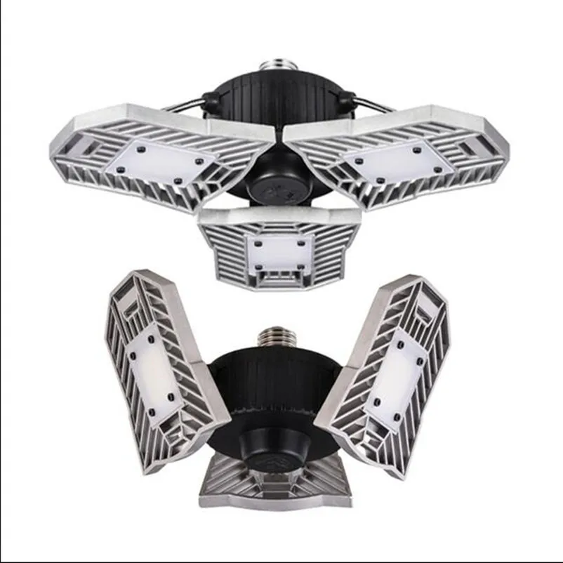 

E27 LED Bulb 60W 6000Lm High Intensity Deformable Lamp SMD2835 AC85-265V For Indoor Parking Industrial Warehouse Led Mining Lamp